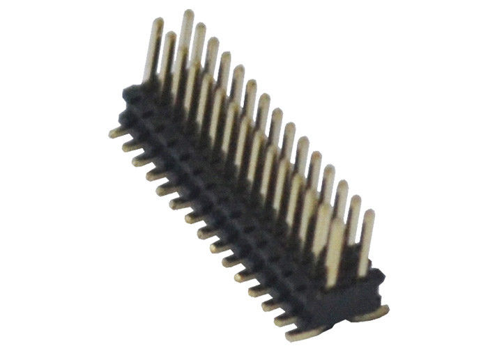 Titel-Verbindungsstück-Doppelt-Reihe SMT-Art Pin-2x15 30 0,8 Millimeter-Neigungs-Verbindungsstück