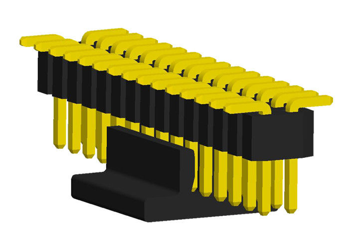 1.0mm männlicher Steckerstift-Titel KAPPE vertikaler Doppelt-Reihe 30 Berg-2x15 Pin