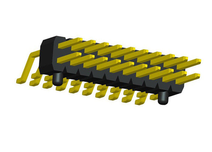 Doppelter Reihe Pin-Titel horizontale SMT-Art 2x20 Pin-Titel-Schwarzes 1.27mm