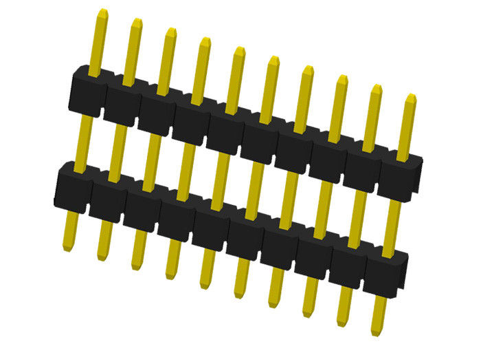 Doppeltes Plastik10 Pin-Titel-Verbindungsstück 180 Grad-Art PWB Pin-Verbindungsstück