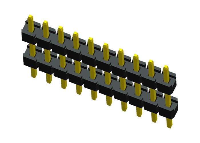 Doppeltes Plastik10 Pin-Titel-Verbindungsstück 180 Grad-Art PWB Pin-Verbindungsstück