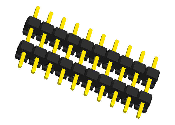 Doppeltes Plastik10 Pin-Titel-Verbindungsstück 180 Grad-Art PWB Pin-Verbindungsstück