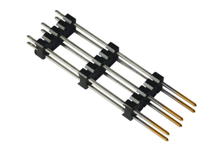 Pin-Titel reihe mit zehn Pin Doppel2,54 Millimeter Neigungs-Titel-gerader Typ- dreiplastik-