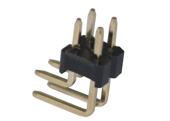 Rechtwinkliges Doppelreihe Pin-Titel-Verbindungsstück 2.54mm x 2.5mm Isolationswiderstand