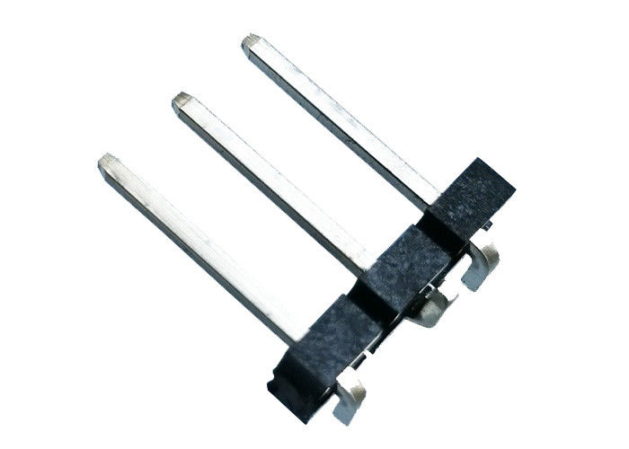 Pin-Titel-Verbindungsstück SMT-Art Neigung Reihe mit 3 Pin einzelne des Schwarz-5.08x2.5mm