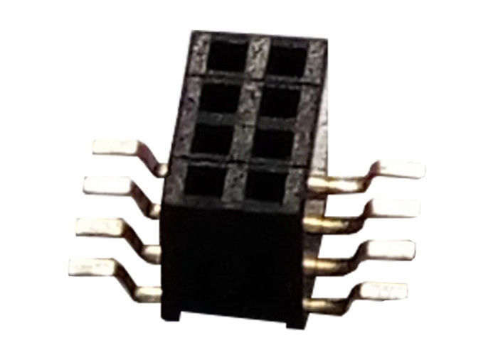 Weibliches Titel-Verbindungsstück-einzelne Reihe SMT-Art 1.27mm x 3.4mm mit 8 Pin