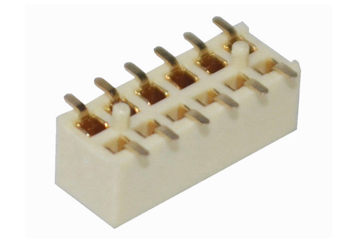 12 Pin-Titel-Verbindungsstück-weibliches PWB-Verbindungsstück-Doppelreihe SMT-Art 2.0mm Neigung