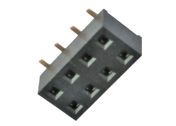 90 Grad weiblicher Doppelt-Reihe SMT-Oberflächen-Berg Pin-Titel Pin-Titel-Connector2.54 Millimeter