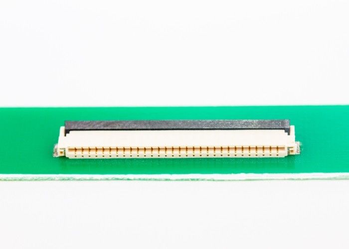 der 1.0MM Neigungs-des Plastikffc FPC doppelter mit Seiten versehener Kontakt Verbindungsstück-Höhen-2.0MM