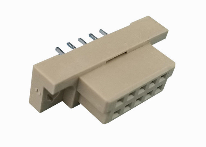 180 Grad LÄRM 41612 Reihen-Titel 2x5 Verbindungsstück-zwei Pin-Messingkontakt-Material
