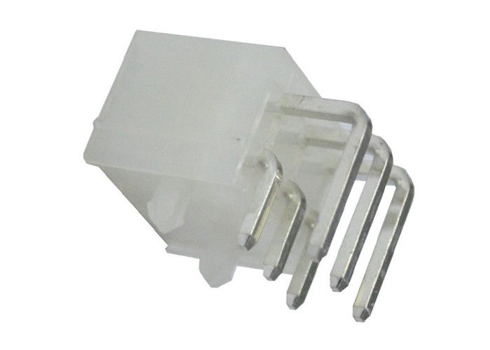 Weißer rechtwinkliger 6 Pin-Titel-Oblaten-PWB-Draht dem Ohm zur Leiterplatten-Verbinder-30m