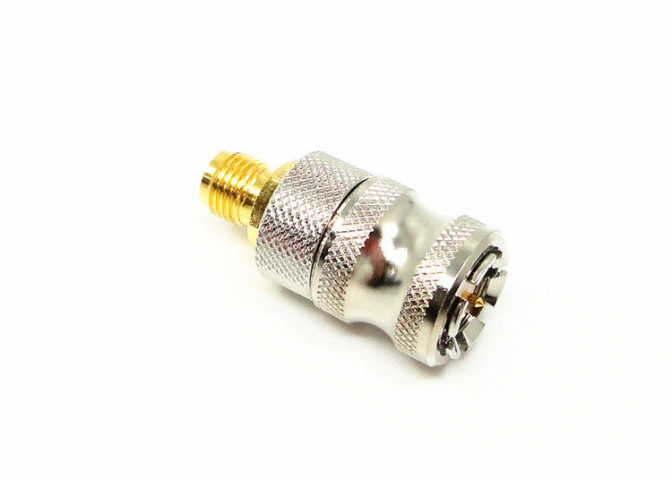 Widerstand 50Ω Nickel des Rf-Antennen-Verbindungsstück-SOSMA überzog Berg-Verbindungsstück-Hochfrequenz