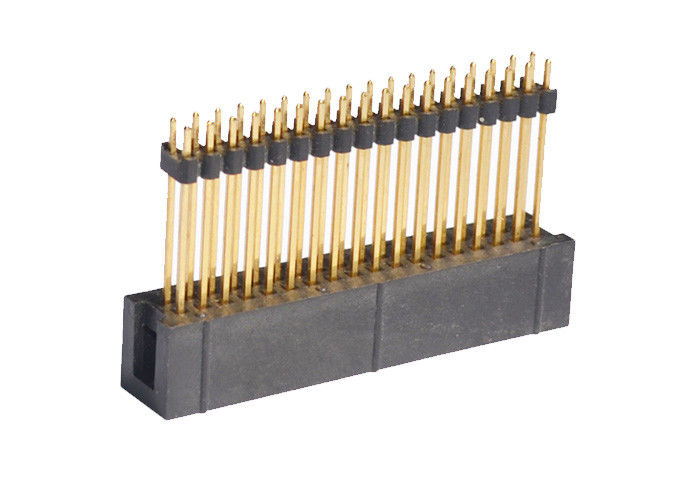 Messingkontakt 18 gerades Titel-Verbindungsstück Pin-Titel-2.54mm für PWB-Brett