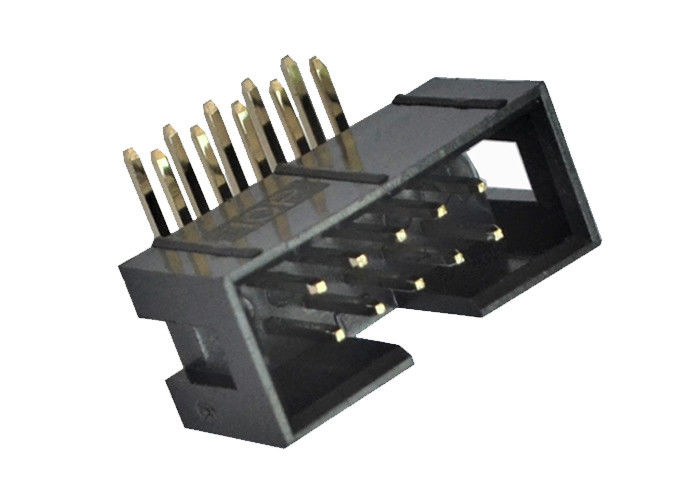 2.54mm Kasten-Titel-Verbindungsstück 90 Grad-Titel-Stift-3.0AMP ﹣ 40℃ zu +105℃