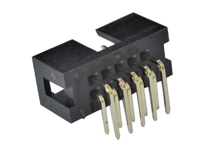 2.54mm Kasten-Titel-Verbindungsstück 90 Grad-Titel-Stift-3.0AMP ﹣ 40℃ zu +105℃
