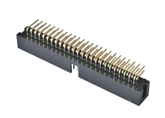 Neigung 50 des rechtwinkligen PWB-Verbindungsstück-90 Grad-kastenähnlicher 2.54mm Pin-Titel