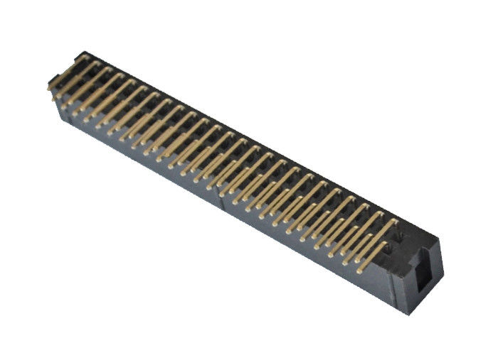 Neigung 50 des rechtwinkligen PWB-Verbindungsstück-90 Grad-kastenähnlicher 2.54mm Pin-Titel