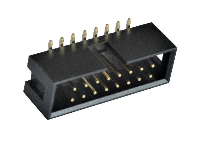 Männliche Neigung SMT-Art PBT des Kasten-Titel-Verbindungsstück-2.54mm/PA6T-Isolator-Material