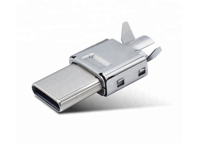 Verbindungsstück-Kupfer Mann24 Pin USB C mit Aufladungsvollem Test der funktions-100%