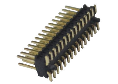 Titel-Verbindungsstück-Doppelt-Reihe SMT-Art Pin-2x15 30 0,8 Millimeter-Neigungs-Verbindungsstück